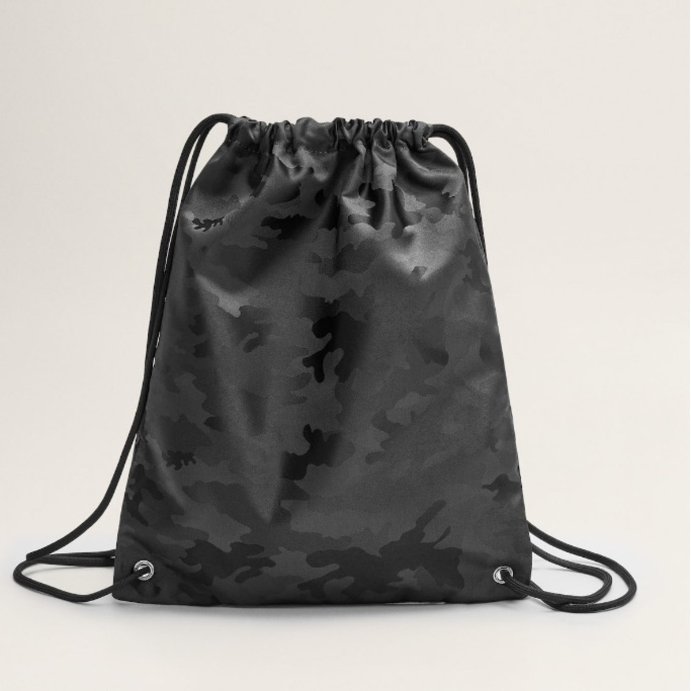 Black Camo Backpack